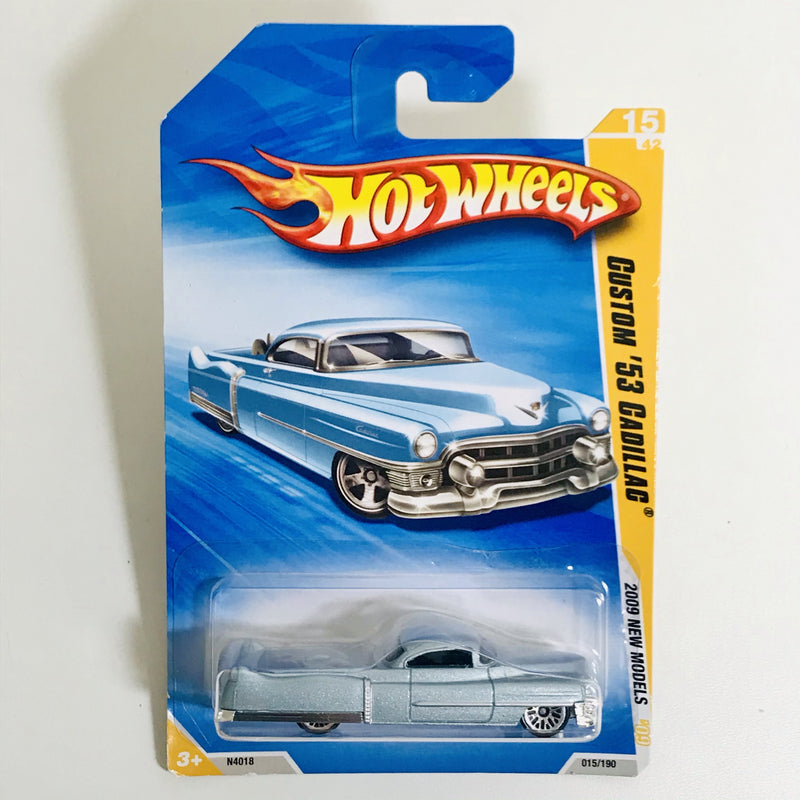 2009 Hot Wheels New Models Custom 53 Cadillac celeste LW