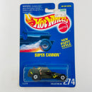 1995 Hot Wheels Super Cannon Enforcer 274 verde 5SP