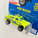 1993 Hot Wheels Path Beater 198 amarillo fluorescente CT base ZAMAC