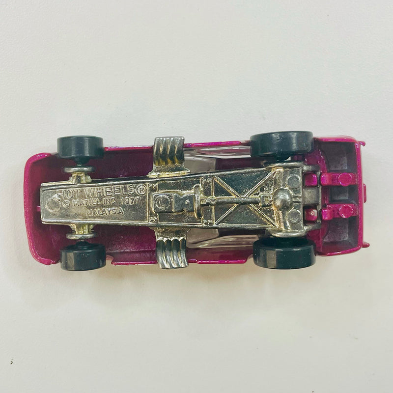 1997 Hot Wheels Speed Spray Series Ford Funny Car morado 5SP base ZAMAC - Loose