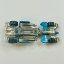2002 Hot Wheels Spectraflame II Jet Threat 3.0 089 azul spectraflame LW base ZAMAC - Loose