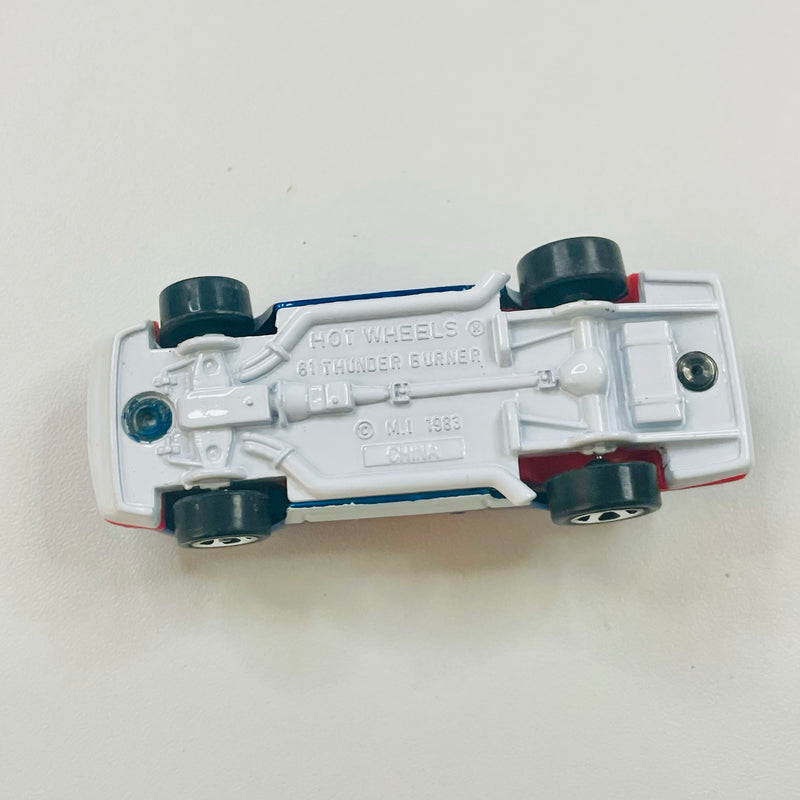 1996 Hot Wheels Velocitor Ford Thunderbird 471 azul metálico 5SP - Loose
