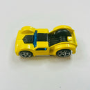 2005 Hot Wheels Drop Tops First Editions Curb Side 023 amarillo PR5 base ZAMAC - Loose/Suelto