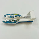 1997 Hot Wheels Speed Spray Series Hydroplane blanco MGW - Loose