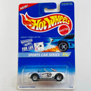 1996 Hot Wheels Sports Car Series Shelby Cobra 427 S/C blanco 7SP base ZAMAC