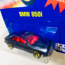 1995 Hot Wheels BMW 850i azul Gold 3SP