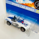 1996 Hot Wheels Sports Car Series Shelby Cobra 427 S/C blanco 7SP base ZAMAC