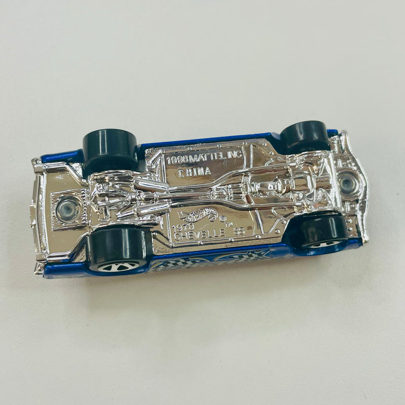 2001 Hot Wheels Turbo Taxi 70 Chevelle SS azul metálico 5SP - Loose