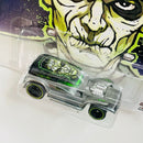 2013 Hot Wheels Pop Culture Universal Monsters Frankenstein Double Demon Delivery gris metálico Llantas de Goma RR base ZAMAC