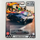 2021 Hot Wheels Boulevard 87 Buick Regal GNX gris metálico Llantas de Goma RR