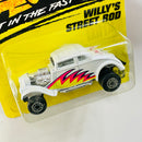 1994 Matchbox 33 Willys Street Rod 69 blanco