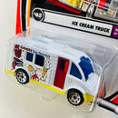2002 Matchbox Kids Cars of the Year Ice Cream Truck 65 blanco