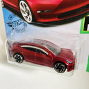 2019 Hot Wheels HW Green Speed Tesla Model 3 rojo RA6