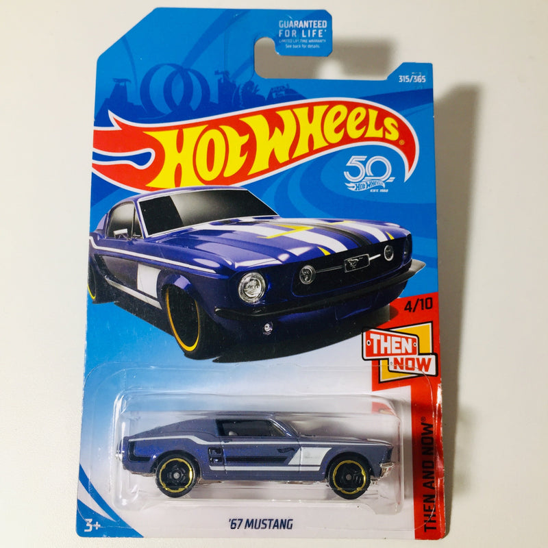 2018 Hot Wheels Then and Now 67 Mustang violeta MC5