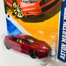 2012 Hot Wheels Faster Than Ever Aston Martin DBS granate FTE2