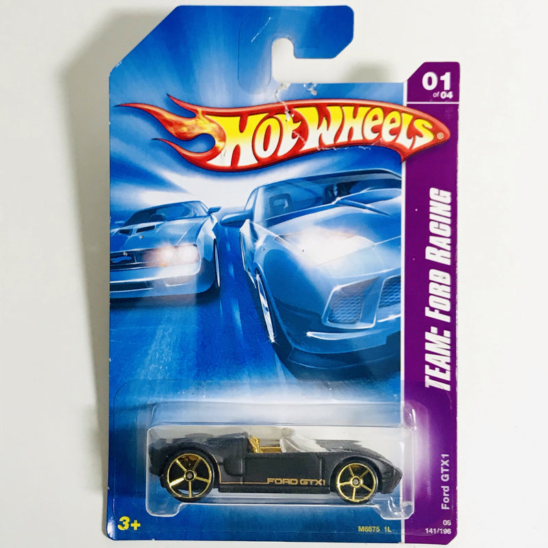 2008 Hot Wheels Team Ford Racing Ford GTX1 negro OH5