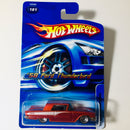 2005 Hot Wheels 58 Ford Thunderbird rojo LW
