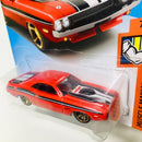 2018 Hot Wheels Muscle Mania 70 Dodge Hemi Challenger rojo MC5