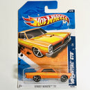 2011 Hot Wheels Street Beasts 65 Pontiac GTO naranja MC5