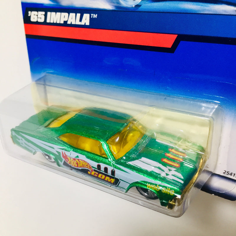 1999 Hot Wheels 65 Impala verde 3SP