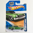 2011 Hot Wheels Muscle Mania 70 Monte Carlo verde MC5