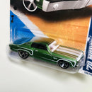2011 Hot Wheels Muscle Mania 70 Monte Carlo verde MC5