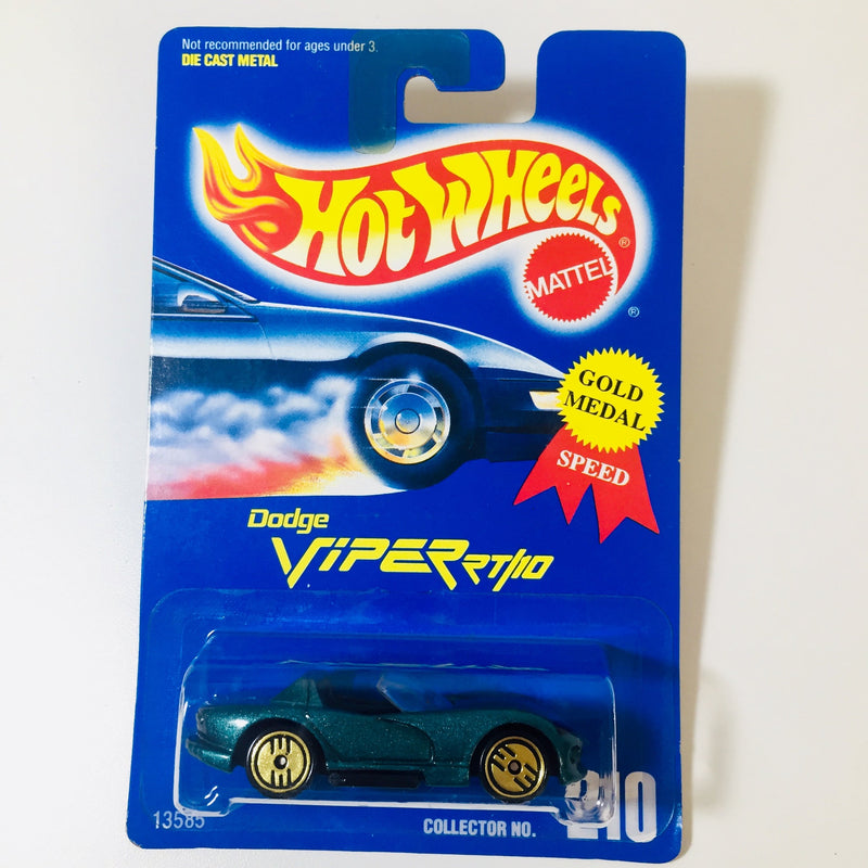 1995 Hot Wheels Dodge Viper RT/10 verde Gold UH