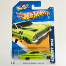 2012 Hot Wheels Muscle Mania GM 66 Chevy Nova verde MC5