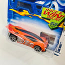 2002 Hot Wheels First Editions Side Draft 052 naranja PR5 Primera Edición