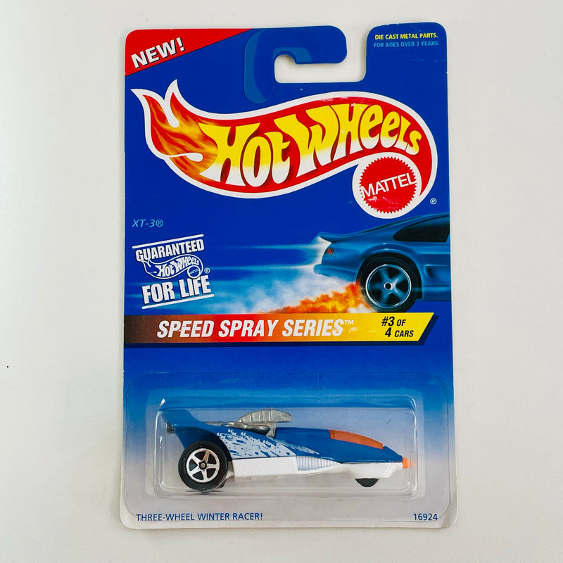 1997 Hot Wheels Speed Spray Series XT-3 azul 5SP