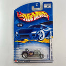 2002 Hot Wheels First Editions Altered State 018 morado metálico 5SP base ZAMAC Primera Edición