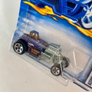 2002 Hot Wheels First Editions Altered State 018 morado metálico 5SP base ZAMAC Primera Edición
