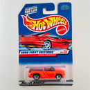 1998 Hot Wheels First Editions Dodge Sidewinder naranja fluorescente 5SP variante Tarjeta Auto Rojo Primera Edición