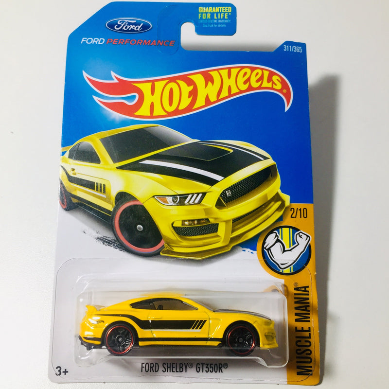 2017 Hot Wheels Muscle Mania Ford Shelby GT350R amarillo PR5