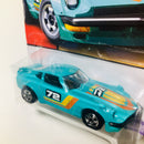 2019 Hot Wheels Throwback 70s Custom Datsun 240Z celeste BW