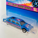 1997 Hot Wheels Biff! Bam! Boom! Series Limozeen azul metálico 5SP