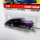 2009 Hot Wheels Classics Series 5 47 Chevy Fleetline morado spectraflame Redline 5SP base ZAMAC
