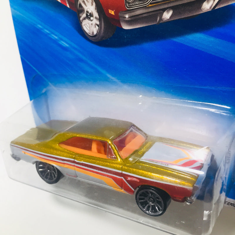 2010 Hot Wheels Nightburnerz 70 Plymouth Road Runner dorado J5