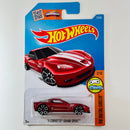 2016 Hot Wheels Treasure Hunt HW Digital Circuit 11 Corvette Grand Sport rojo metálico TRAP5