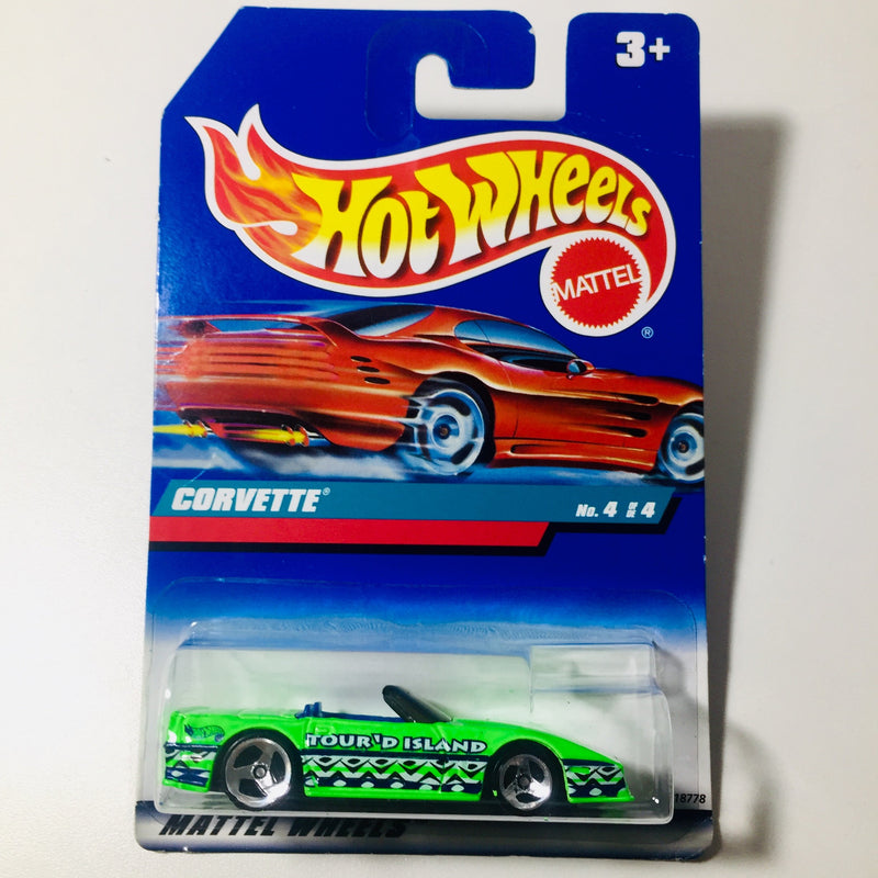 1998 Hot Wheels Corvette verde 3SP