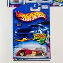 2002 Hot Wheels Trump Cars Series Colección Set de 4 - Dodge Charger R/T, Hammered Coupe, Montezooma, 33 Ford Roadster