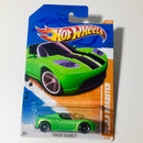 2011 Hot Wheels Track Stars Tesla Roadster verde PR5