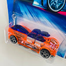 2004 Hot Wheels First Editions What 4 2 naranja PR5 base ZAMAC Primera Edición
