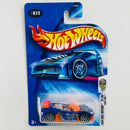2004 Hot Wheels First Editions Trak-Tune 072 azul 10SP Primera Edición