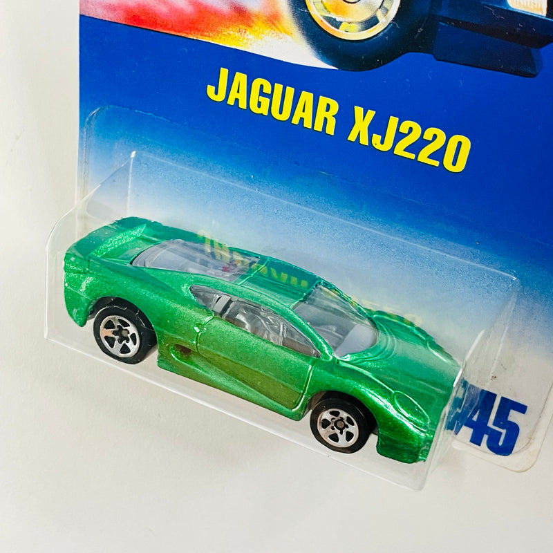 1996 Hot Wheels Jaguar XJ220 445 verde metálico 5SP