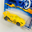 2001 Hot Wheels First Editions Toyota Celica 036 amarillo PR5