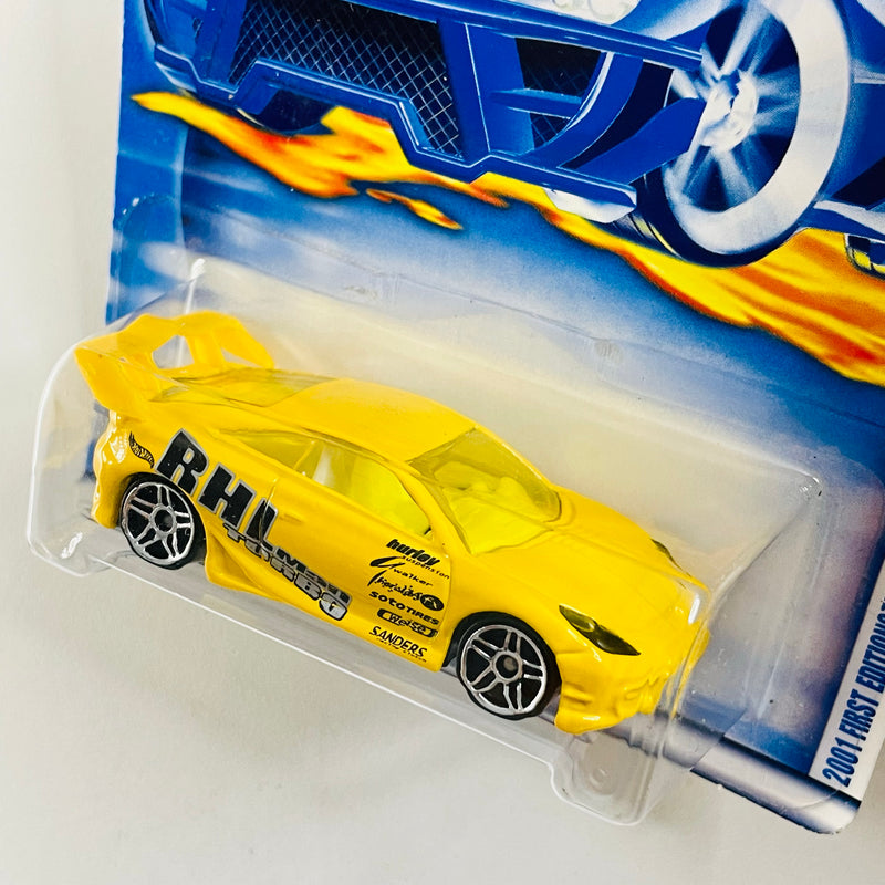 2001 Hot Wheels First Editions Toyota Celica 036 amarillo PR5