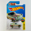 2016 Hot Wheels HW Art Cars Custom 69 Volkswagen Squareback verde metálico OH5