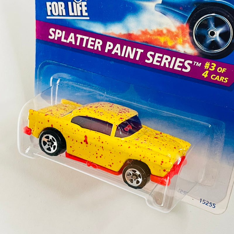 1996 Hot Wheels Splatter Paint Series 55 Chevy naranja 5SP