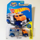 2017 Hot Wheels HW City Works Fast Gassin naranja 5SP